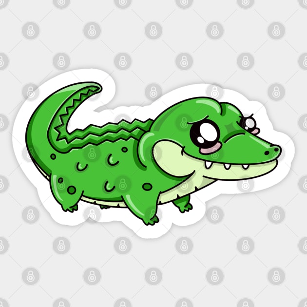 Kawaii Alligatorito! Sticker by papajohn41690